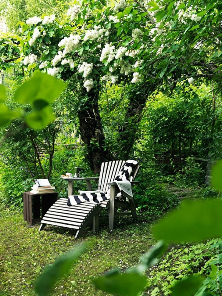 Кресло в саду. © IKEA Livet Hemma